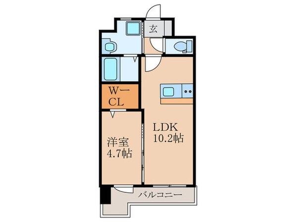 ギャラン西宮市の物件間取画像